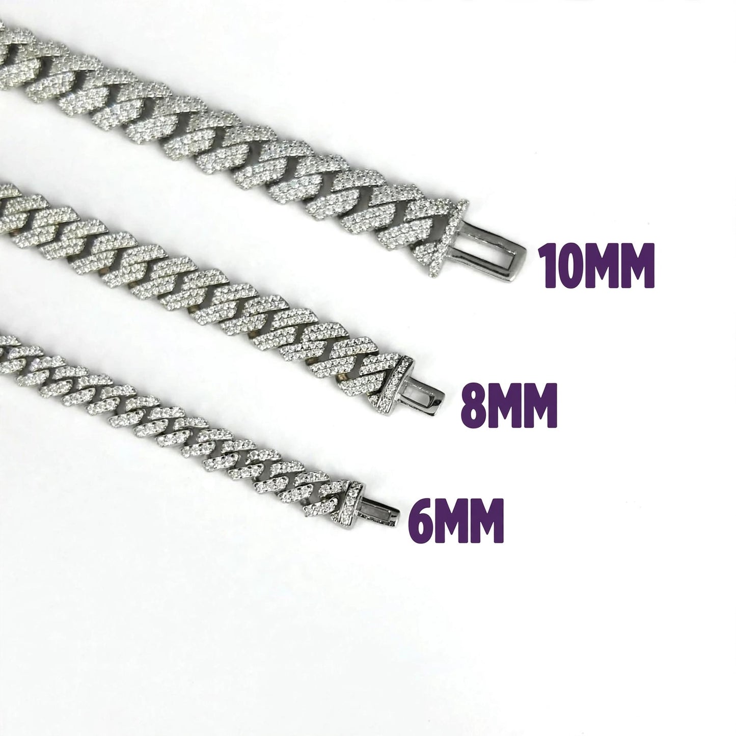 10MM VVS CUBAN LINK BRACELET