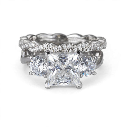 Wedding Set S925 Lab Grown Stone