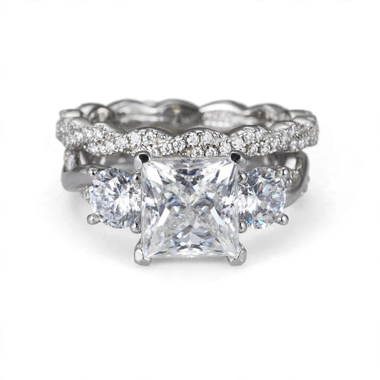 Wedding Set S925 Lab Grown Stone