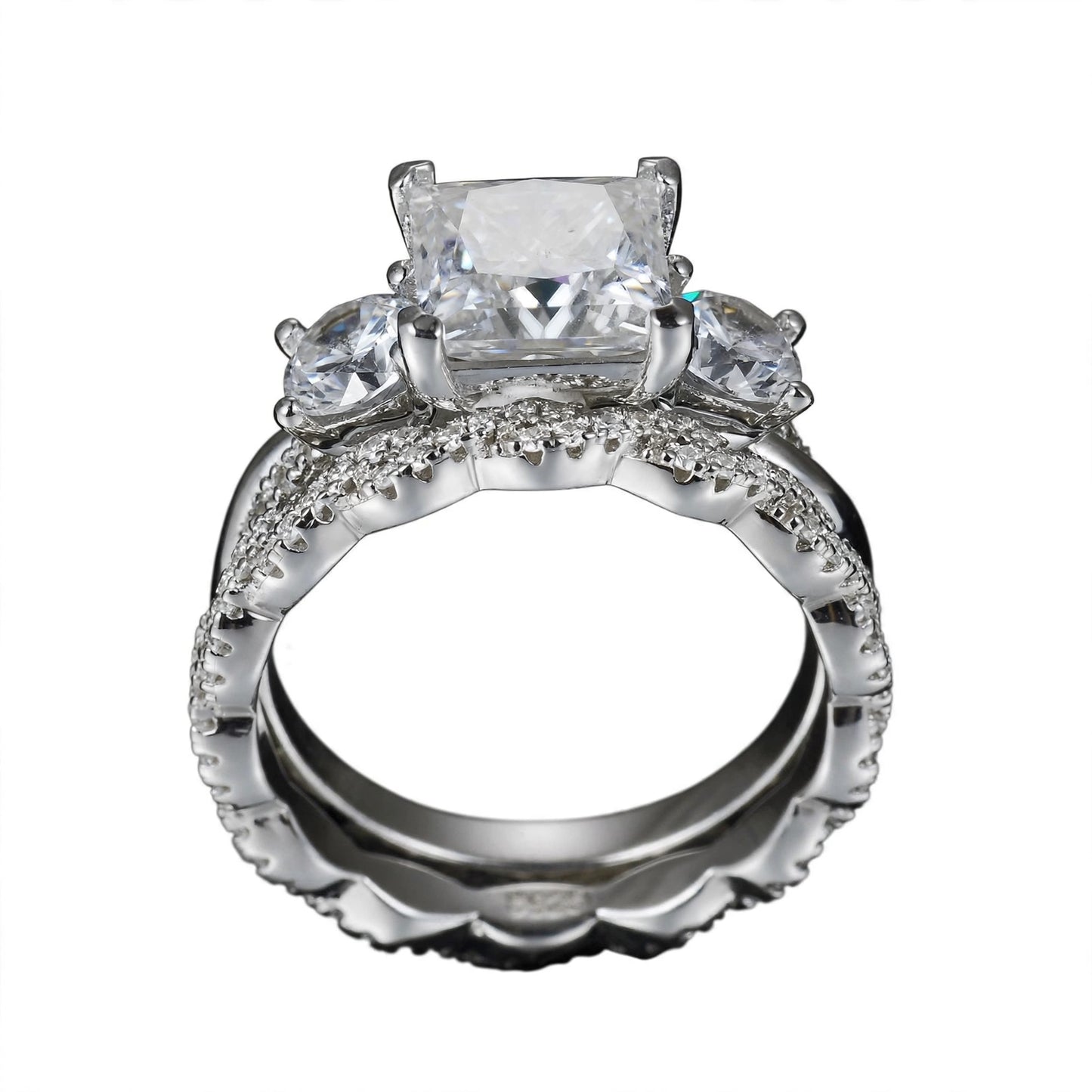 Wedding Set S925 Lab Grown Stone