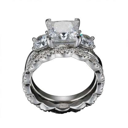 Wedding Set S925 Lab Grown Stone