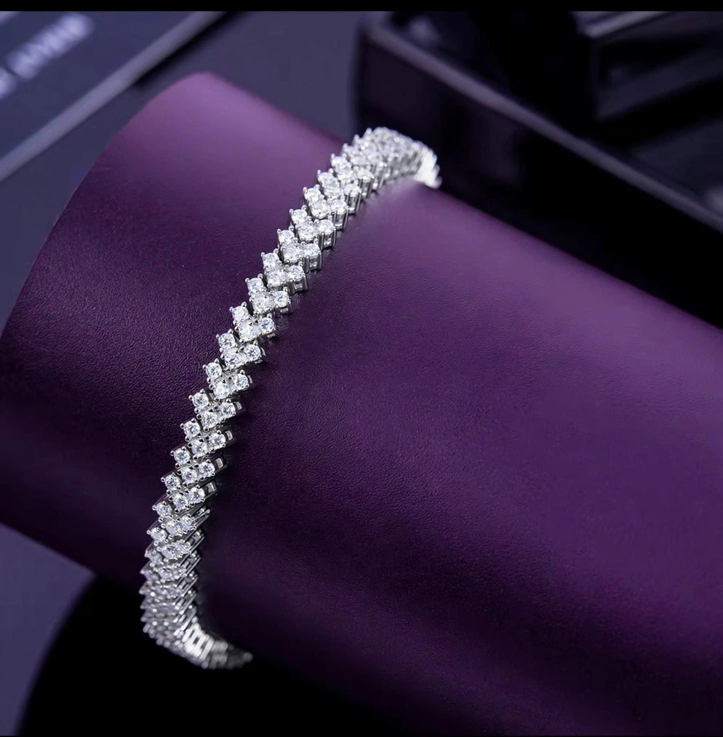 Square tennis Bracelet