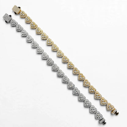 VVS HEART ETERNITY BRACELET